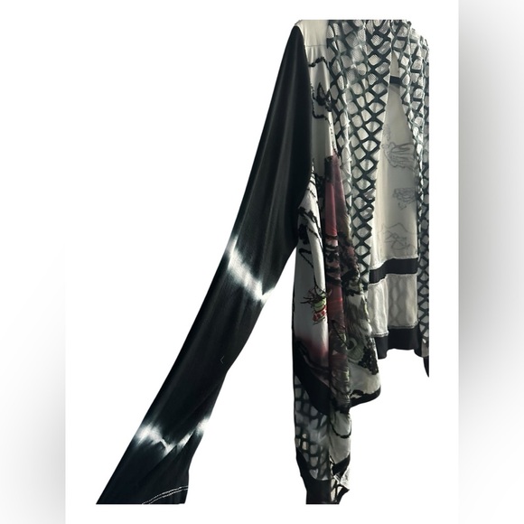 ✨ Gorgeous Minkas Multimedia Elements Tie Dye Cardigan Size L - Picture 4 of 13